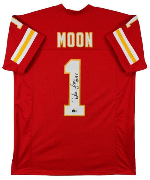 Warren Moon Signed Chiefs Jersey Inscribed "HOF 06"(Beckett) Kansas City QB 1999