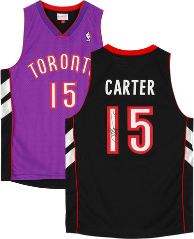 Vince Carter Toronto Raptors Signed 1999-2000 Mitchell & Ness Swingman Jersey