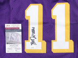 Bob McAdoo Signed Los Angeles Lakers Jersey (JSA COA) 2xNBA Champion 1982 & 1985