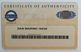 Dan Marino Miami Dolphins Signed 16x20 Photo Framed Steiner 148837