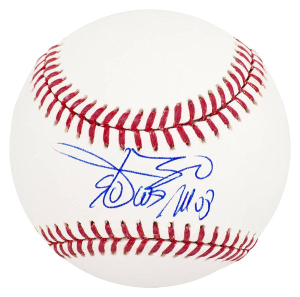 Jose Rijo Signed Rawlings Official MLB Baseball w/90 WS MVP - (SCHWARTZ COA)