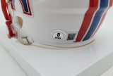 Warren Moon Signed Houston Oilers Mini Helmet (Beckett) 9xPro Bowl Quarterback
