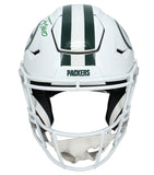 Jordan Love Autographed Green Bay Packers White Alternate Speedflex Helmet JSA