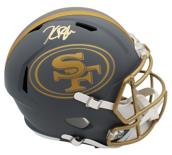 Kaelon Black Signed San Francisco 49ers Speed Slate Full Size NFL Helmet