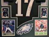 FRAMED PHILADELPHIA EAGLES NAKOBE DEAN AUTOGRAPHED SIGNED JERSEY JSA COA