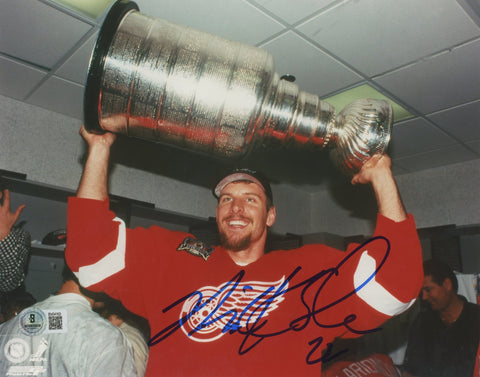 Red Wings Mike Knuble Authentic Signed 8x10 Horizontal Photo BAS #BV04163