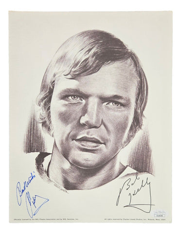 Bob Kelly Signed 8x10 Philadelphia Flyers Photo JSA AL44194