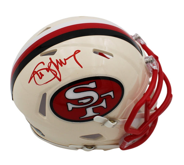 Steve Young Signed San Francisco 49ers Speed Retro NFL Mini Helmet