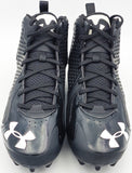 Tyler Lockett Auto Black Under Armour Team Fierce MC Cleats Seahawks Size 10