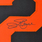 FRAMED Signed JIM PALMER 35x39 Baltimore Black Jersey JSA COA Auto