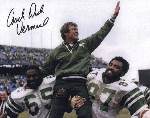 Coach Dick Vermeil Autographed Signed 8x10 Photo Philadelphia Eagles SKU #244746