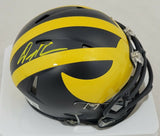 DAXTON "DAX: HILL SIGNED MICHIGAN WOLVERINES SPEED MINI HELMET BECKETT COA
