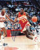 Dominique Wilkins Autographed 8x10 Photo Atlanta Hawks Beckett BAS QR #BS12930