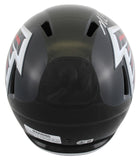 Falcons Michael Vick Signed 2003-19 TB F/S Speed Rep Helmet W/ Case BAS Wit 2