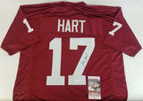 Jim Hart Signed Cardinals Jersey (JSA COA) St Louis Starting Q.B.(1966-1983)