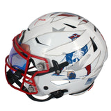Tom Brady Autographed Patriots Throwback FSM Mashup Speed Flex Helmet Fanatics