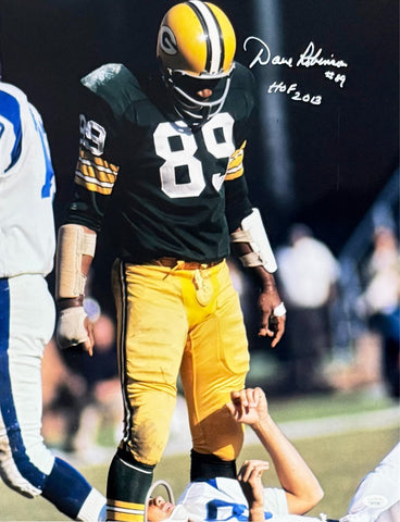 DAVE ROBINSON - Green Bay Packers NFL - Signed 16x20 Photo AUTO #5 w/ HOF - JSA