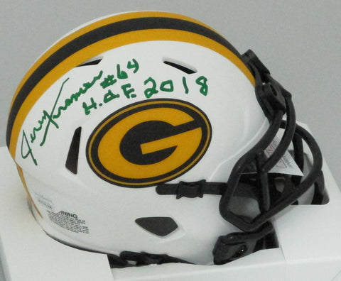 Packers JERRY KRAMER Signed Riddell LUNAR Mini Helmet AUTO w/ HOF 18 - JSA