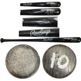 Dante Bichette Autographed Colorado Rockies Game Used Rawlings Bat Beckett 57278