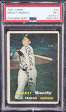 Yankees Mickey Mantle Signed 1957 Topps #95 Card PR 1 Auto 9! PSA/DNA Slabbed