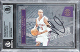 Raptors Vince Carter Signed 2021 Panini Illusions CTH #15 Card BAS Slabbed