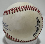 EDDIE MATHEWS Signed Official MLB Baseball AUTO - Milwaukee Braves - JSA