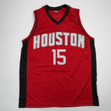 Autographed/Signed Reed Sheppard Houston Red Basketball Jersey Beckett BAS COA