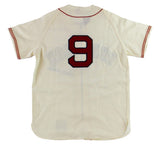 Ted Williams Signed Boston Red Sox Mitchell and Ness Creamy White MLB Jersey