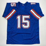 Autographed/Signed Anthony Richardson Florida Blue College Jersey JSA COA