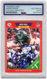 Andre Rison Signed 1989 Pro Set RC Football Card #497 w/Bad Moon - (PSA/DNA)
