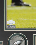Miles Sanders Philadelphia Eagles Signed Framed 16x20 Photo JSA
