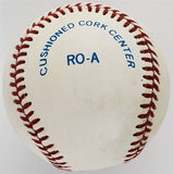 Frank Robinson (d. 2019) Signed AL Bobby Brown Baseball (PSA COA) Orioles & Reds