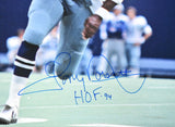 Tony Dorsett Autographed Dallas Cowboys 16x20 Running Photo HOF - Beckett W Holo