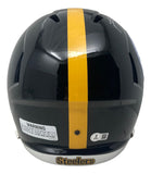 James Harrison Signed Pittsburgh Steelers Full Size Speed Replica Helmet BAS ITP