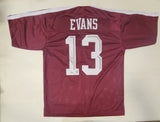MIKE EVANS AUTOGRAPHED SIGNED COLLEGE STYLE XL JERSEY W/ BECKETT QR