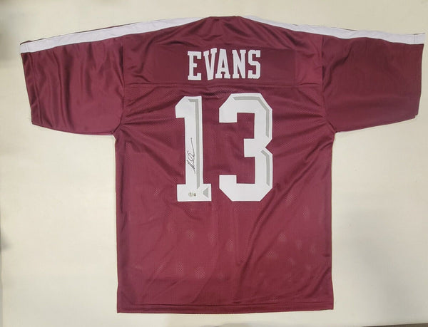 MIKE EVANS AUTOGRAPHED SIGNED COLLEGE STYLE XL JERSEY W/ BECKETT QR