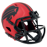 Josh Allen Buffalo Bills Signed Riddell Rave Mini Helmet BAS Beckett