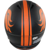 Bo Nix Autographed Denver Broncos Authentic Eclipse Helmet Beckett Witness 55113