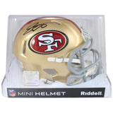 Dee Winters Autographed/Signed San Francisco 49ers Mini Helmet Beckett WIT 53058