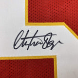 Autographed/Signed CHRISTIAN OKOYE Kansas City Red Football Jersey JSA COA Auto