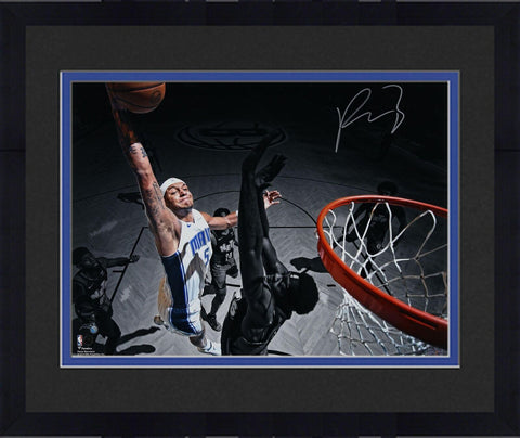 Framed Paolo Banchero Orlando Magic Signed 16" x 20" Dunk vs Brooklyn Nets Photo