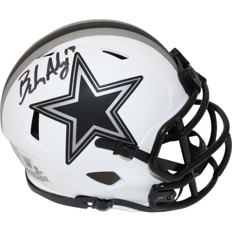 Brandon Aubrey Signed Dallas Cowboys Lunar Mini Helmet Beckett 43113