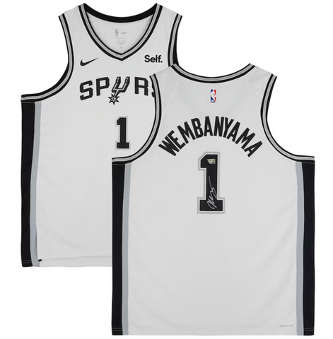 Victor Wembanyama Autographed Spurs Nike Assoc. Ed. Swingman Jersey Fanatics