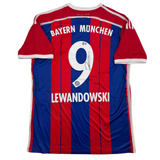 Autographed/Signed Robert Lewandowski Bayern Munich Red Jersey Beckett