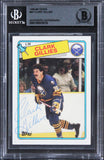 Sabres Clark Gillies Authentic Signed 1988 Topps #80 Card BAS Slabbed