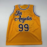Autographed/Signed Chevy Chase Fletch Los Angeles Yellow Jersey Beckett BAS COA