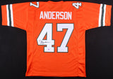 Ottis O.J Anderson Signed Miami Hurricanes Jersey (Gridiron Legends COA) Giants