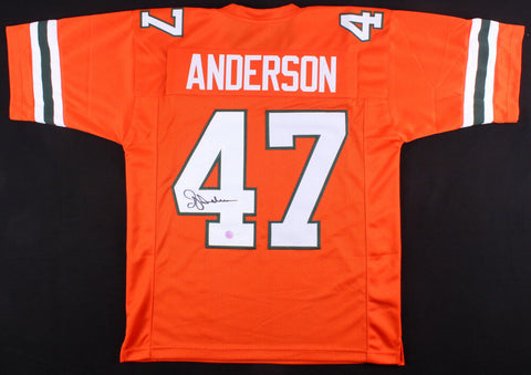 Ottis O.J Anderson Signed Miami Hurricanes Jersey (Gridiron Legends COA) Giants
