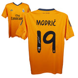 Luka Modric Signed Real Madrid FC Away Soccer Jersey #19 with Beckett COA