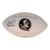 Charlie Ward Signed Florida State Seminoles Logo Football "93 Heisman"/Schwartz